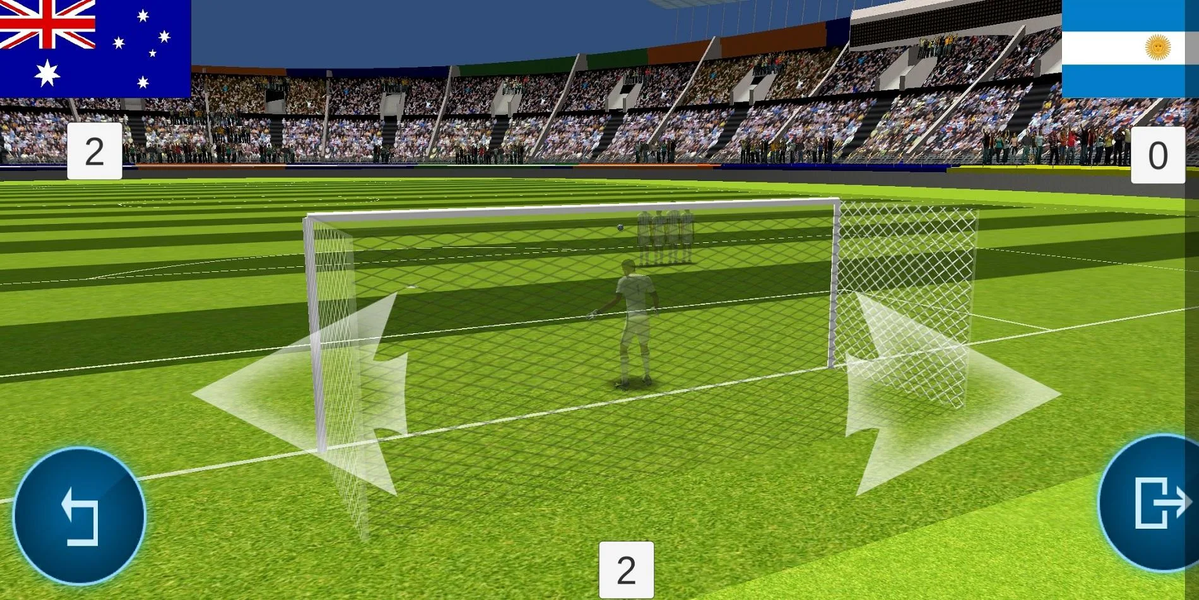 Flick Shoot - Soccer Football - عکس بازی موبایلی اندروید