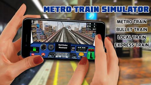 Indian Metro Train Simulator - Gameplay image of android game