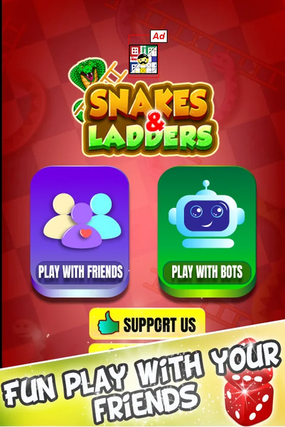 Snakes and Ladders -Indian - Gameplay image of android game