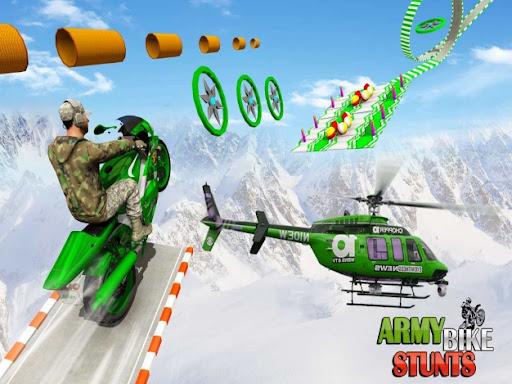 Ramp Bike Games: Bike Stunts - Gameplay image of android game