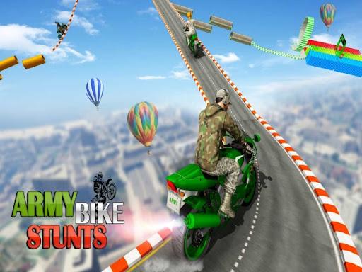 Ramp Bike Games: Bike Stunts - Gameplay image of android game