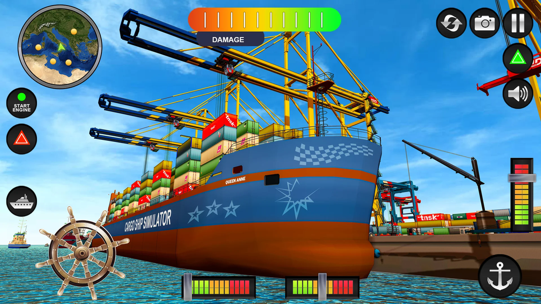 Cargo Ship Simulator Offline - Gameplay image of android game