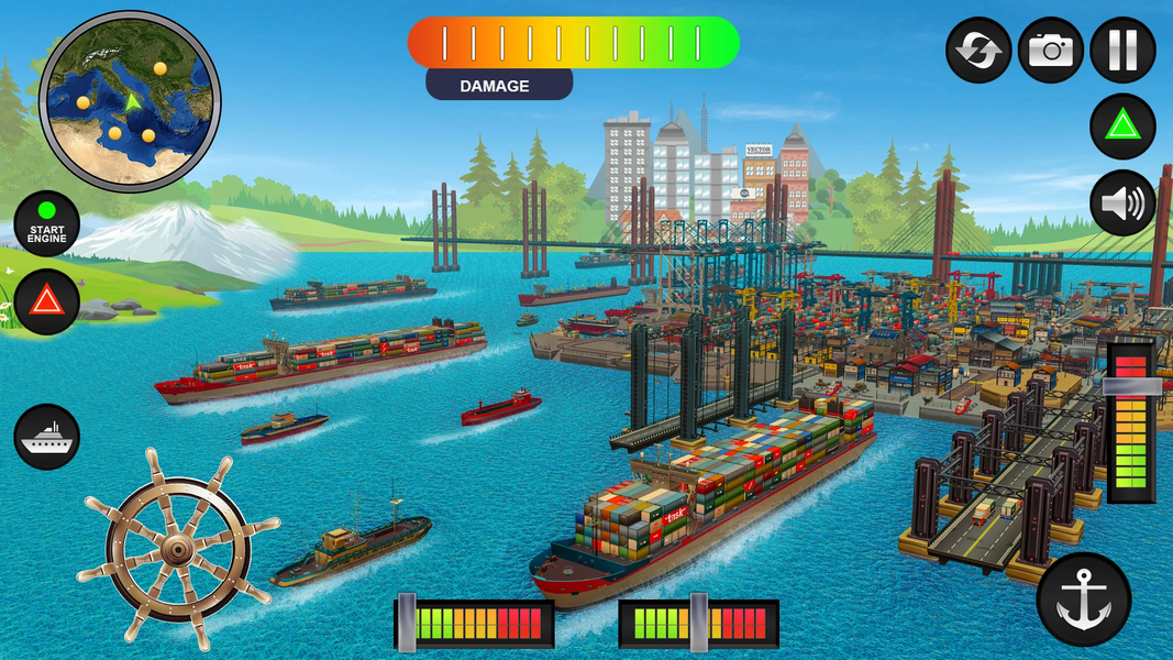 Cargo Ship Simulator Offline - عکس بازی موبایلی اندروید