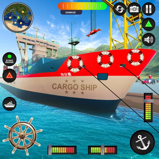 Cargo Ship Simulator Offline - عکس بازی موبایلی اندروید