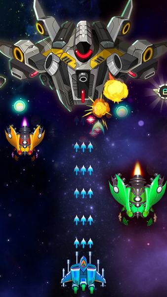 Galaxy Sky Shooter - Gameplay image of android game