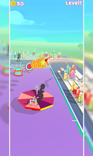 Boomerang Fun - Gameplay image of android game