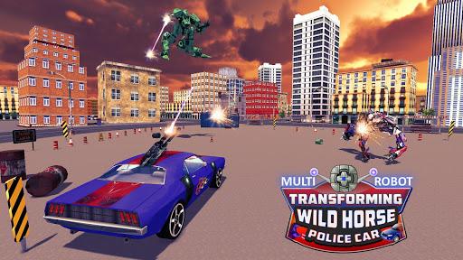 Multi Robot Transforming : Wild Horse Police Car - عکس برنامه موبایلی اندروید