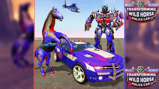 Multi Robot Transforming : Wild Horse Police Car - عکس برنامه موبایلی اندروید
