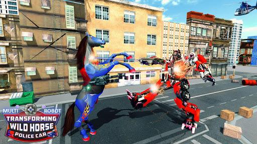 Multi Robot Transforming : Wild Horse Police Car - عکس برنامه موبایلی اندروید