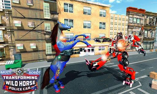 Multi Robot Transforming : Wild Horse Police Car - عکس برنامه موبایلی اندروید