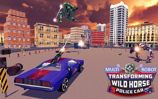 Multi Robot Transforming : Wild Horse Police Car - عکس برنامه موبایلی اندروید