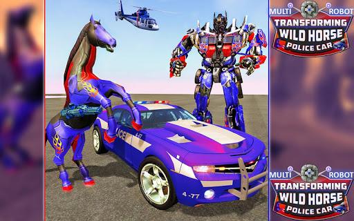 Multi Robot Transforming : Wild Horse Police Car - عکس برنامه موبایلی اندروید