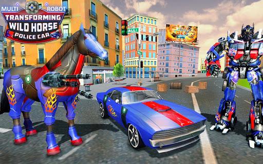 Multi Robot Transforming : Wild Horse Police Car - عکس برنامه موبایلی اندروید
