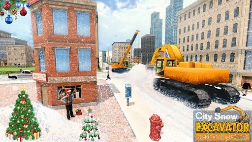 City Snow Excavator Simulator Machine - عکس بازی موبایلی اندروید