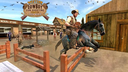 Western Cowboy Gun Shooting Fighter Open World - عکس بازی موبایلی اندروید