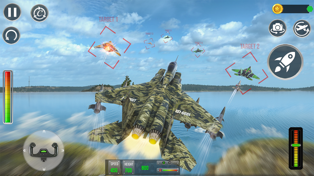 Airplane Simulator Flight ۳D - عکس بازی موبایلی اندروید