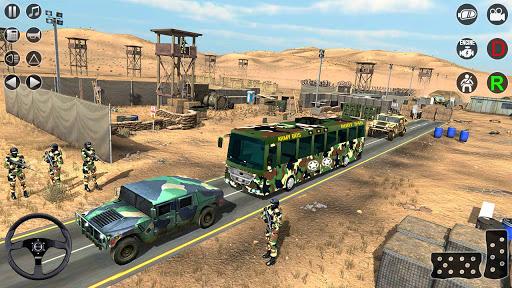 Army Bus Simulator Bus Driving - Gameplay image of android game