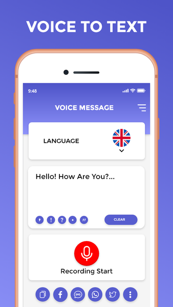 SMS By Voice & Translate - عکس برنامه موبایلی اندروید