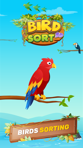 Bird Sort : Color Puzzle Games - Gameplay image of android game