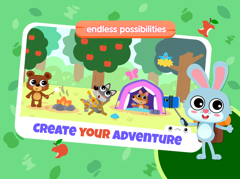 Bini Mega World games for kids - Gameplay image of android game
