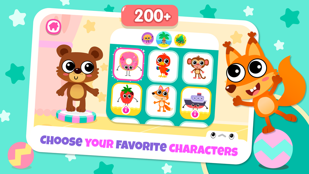 Bini Mega World games for kids - Gameplay image of android game