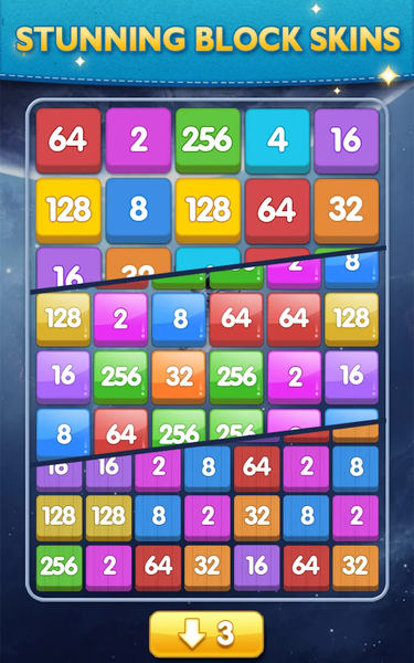 Merge Games - 2048 Puzzle - Gameplay image of android game
