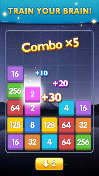 Merge Games - 2048 Puzzle - Gameplay image of android game