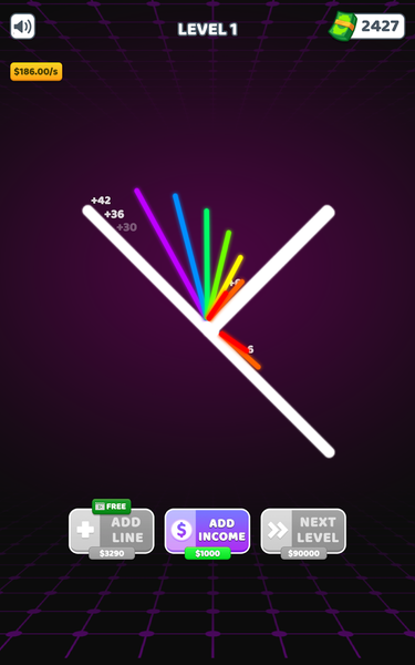 Bouncing Rainbow: Calm Clicker - عکس بازی موبایلی اندروید