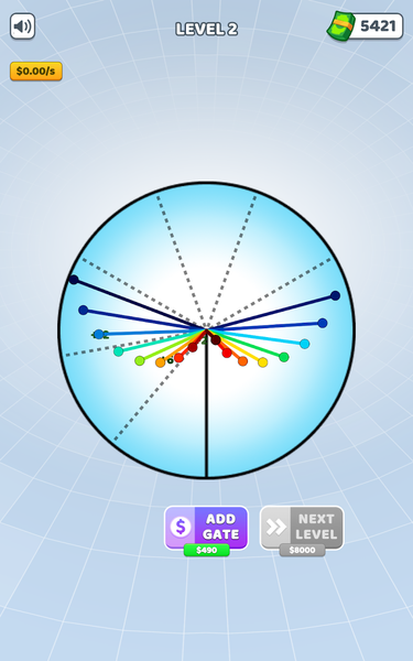 Bouncing Rainbow: Calm Clicker - عکس بازی موبایلی اندروید