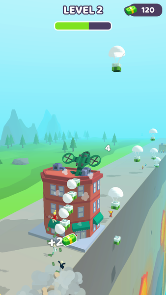 Dive and fly - Gameplay image of android game