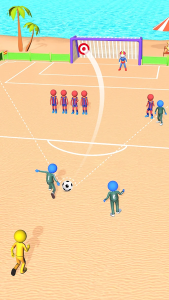 Kick to Score! Fun Soccer Game - عکس بازی موبایلی اندروید