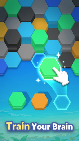 Hexa Merge: Tile Sort Puzzle - عکس بازی موبایلی اندروید