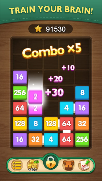 Merge Puzzle - Number Games - عکس بازی موبایلی اندروید
