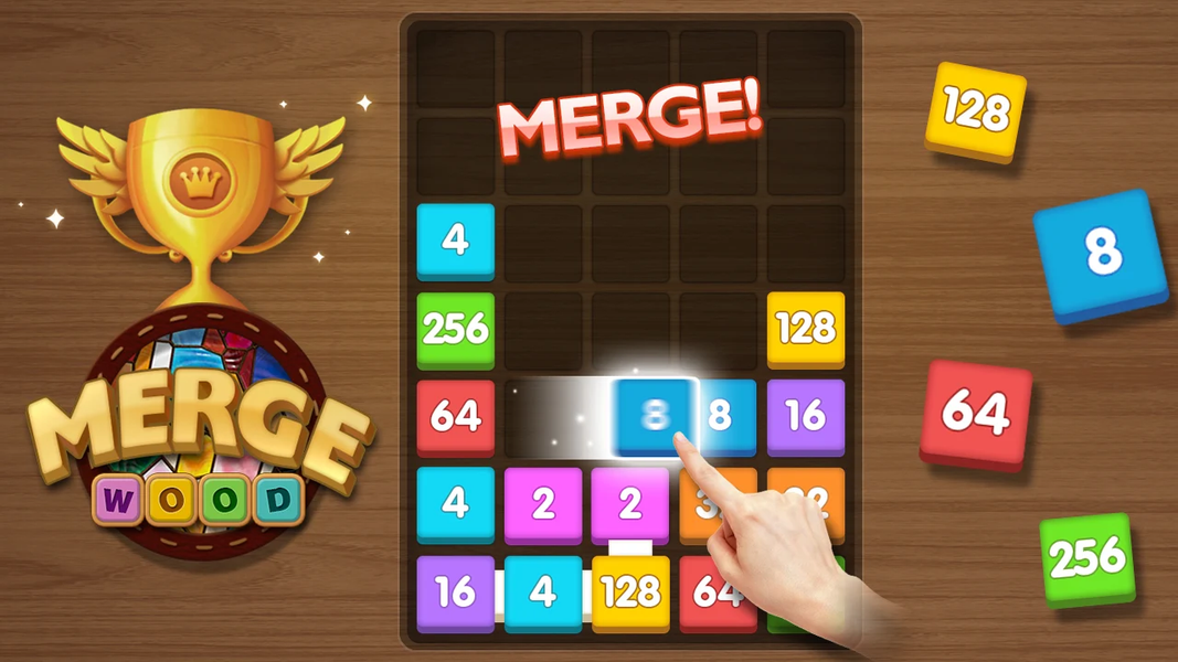 Merge Puzzle - Number Games - عکس بازی موبایلی اندروید