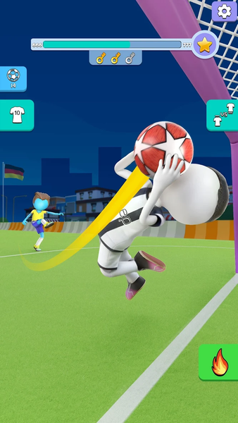 Kick It – Fun Soccer Game - Gameplay image of android game