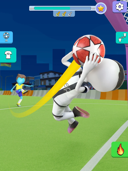 Kick It – Fun Soccer Game - Gameplay image of android game