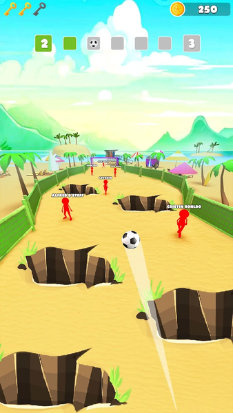 Wonder Goal: Fun Football Kick - Gameplay image of android game