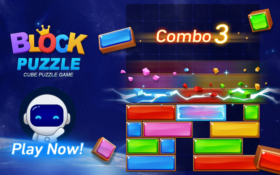 Jewel Puzzle - Merge game - عکس بازی موبایلی اندروید