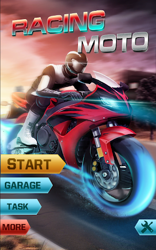 Racing Moto - Gameplay image of android game