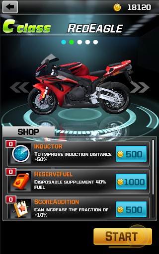 Racing Moto - Gameplay image of android game