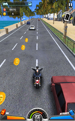 Racing Moto - Gameplay image of android game