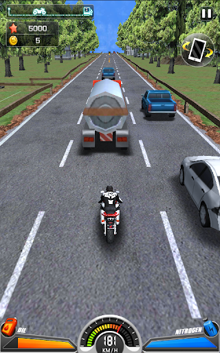 Racing Moto - Gameplay image of android game