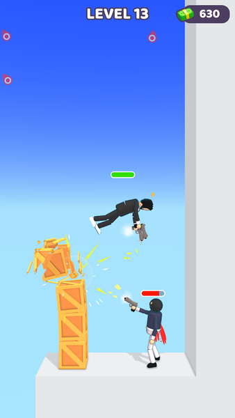 Ragdoll Shooter - Gameplay image of android game