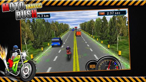 Moto Traffic Rush3D - Gameplay image of android game