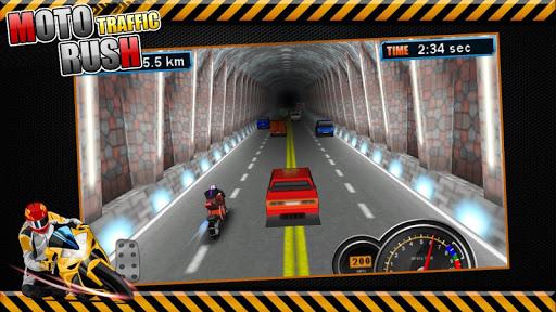 Moto Traffic Rush3D - Gameplay image of android game