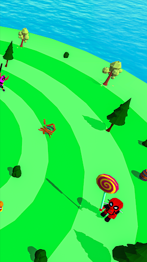 Smashers.io - Fun io games - Gameplay image of android game