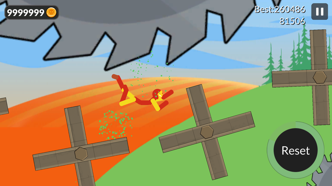 Stickman Extreme Destruction - Gameplay image of android game