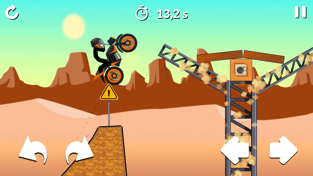 Stickman Moto Race Extreme - عکس بازی موبایلی اندروید