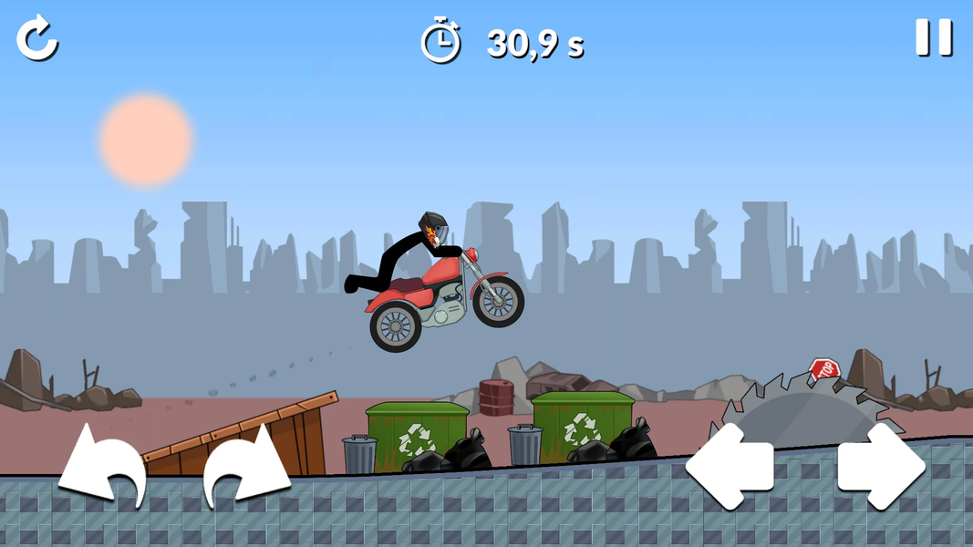 Stickman Moto Race Extreme - عکس بازی موبایلی اندروید