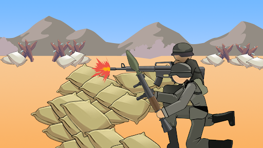 Stickman WW2 - Image screenshot of android app